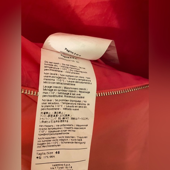 Red Valentino Dress Women Pink Taffeta Ruffle Hem - Picture 9 of 15